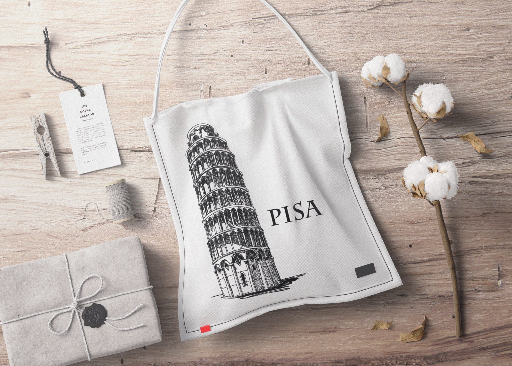 Download Paper Bag For Branding Projects Mockup Front View PSD ...