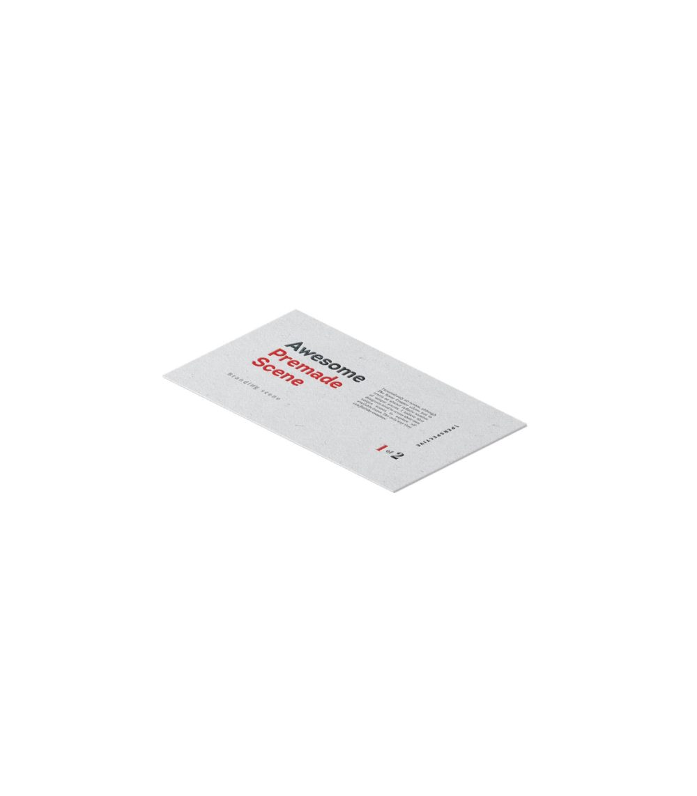 Business Card Mockup V14 Top View | Mockup store | Creatoom