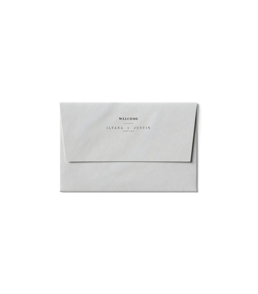 Closed Envelope With Rope Mockup V2 Top View | Mockup store | Creatoom