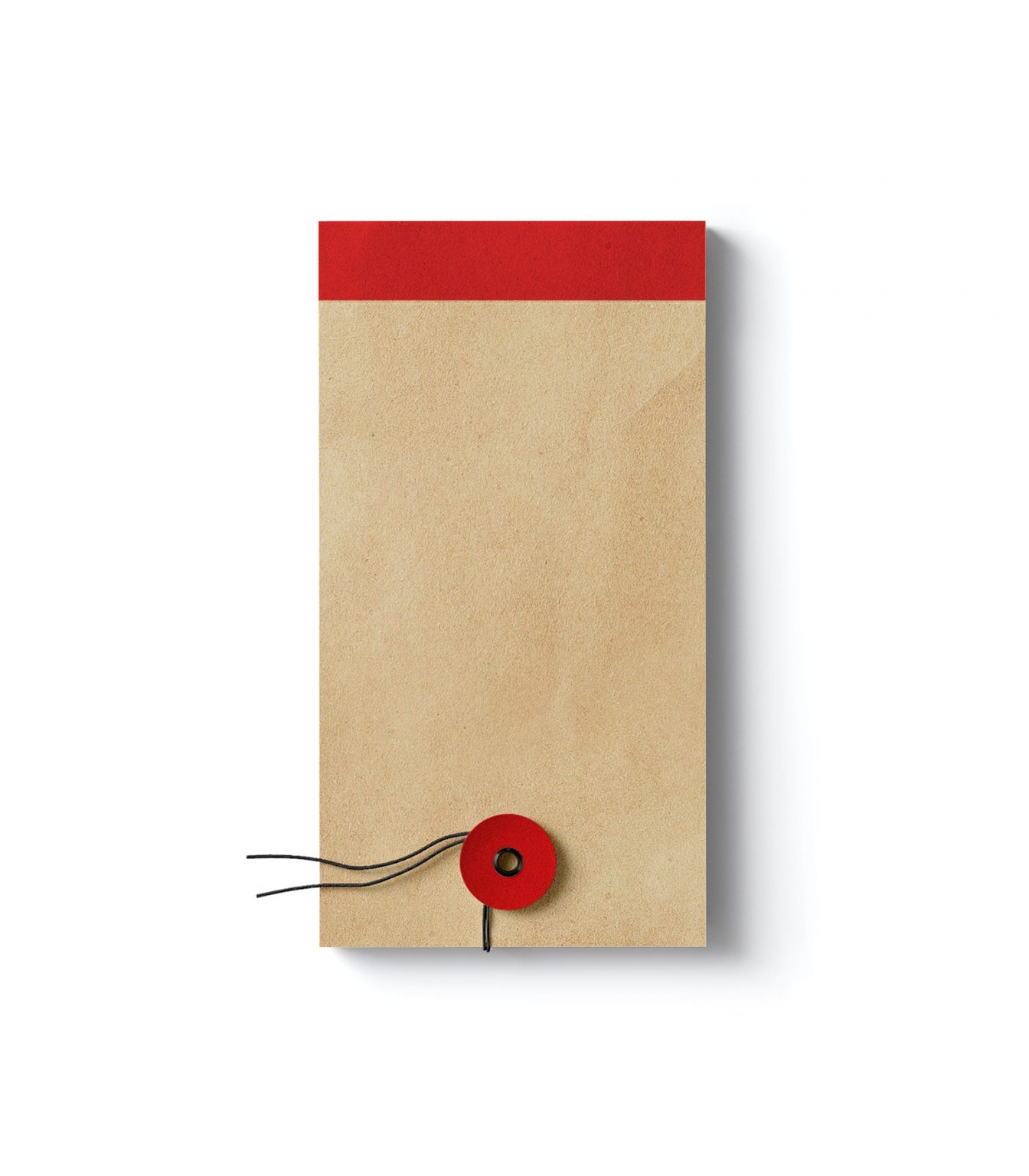 Closed Notepad With Rope Mockup V2 Front View Mockup Store Creatoom