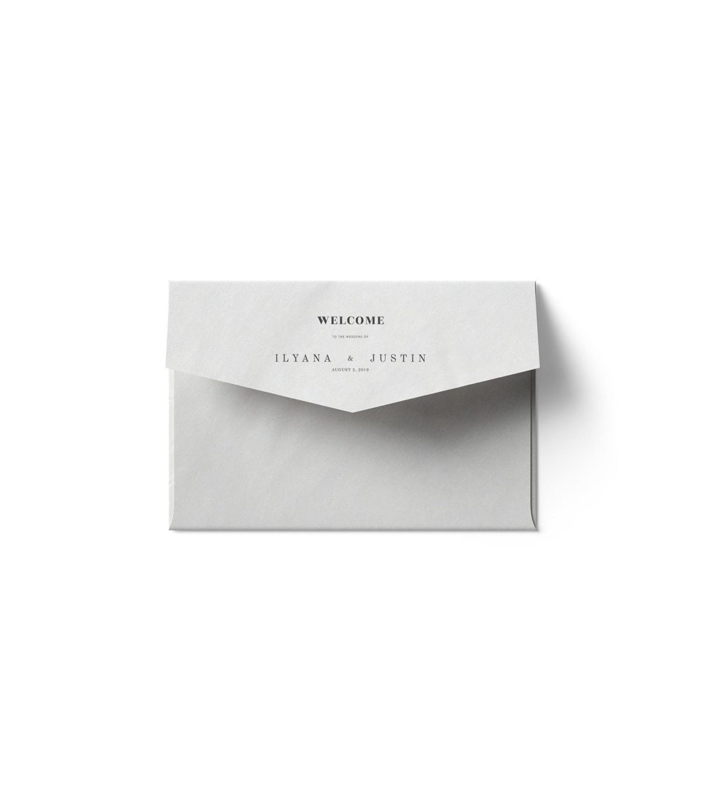 Closed Envelope Mockup V89 Top View | Mockup store | Creatoom