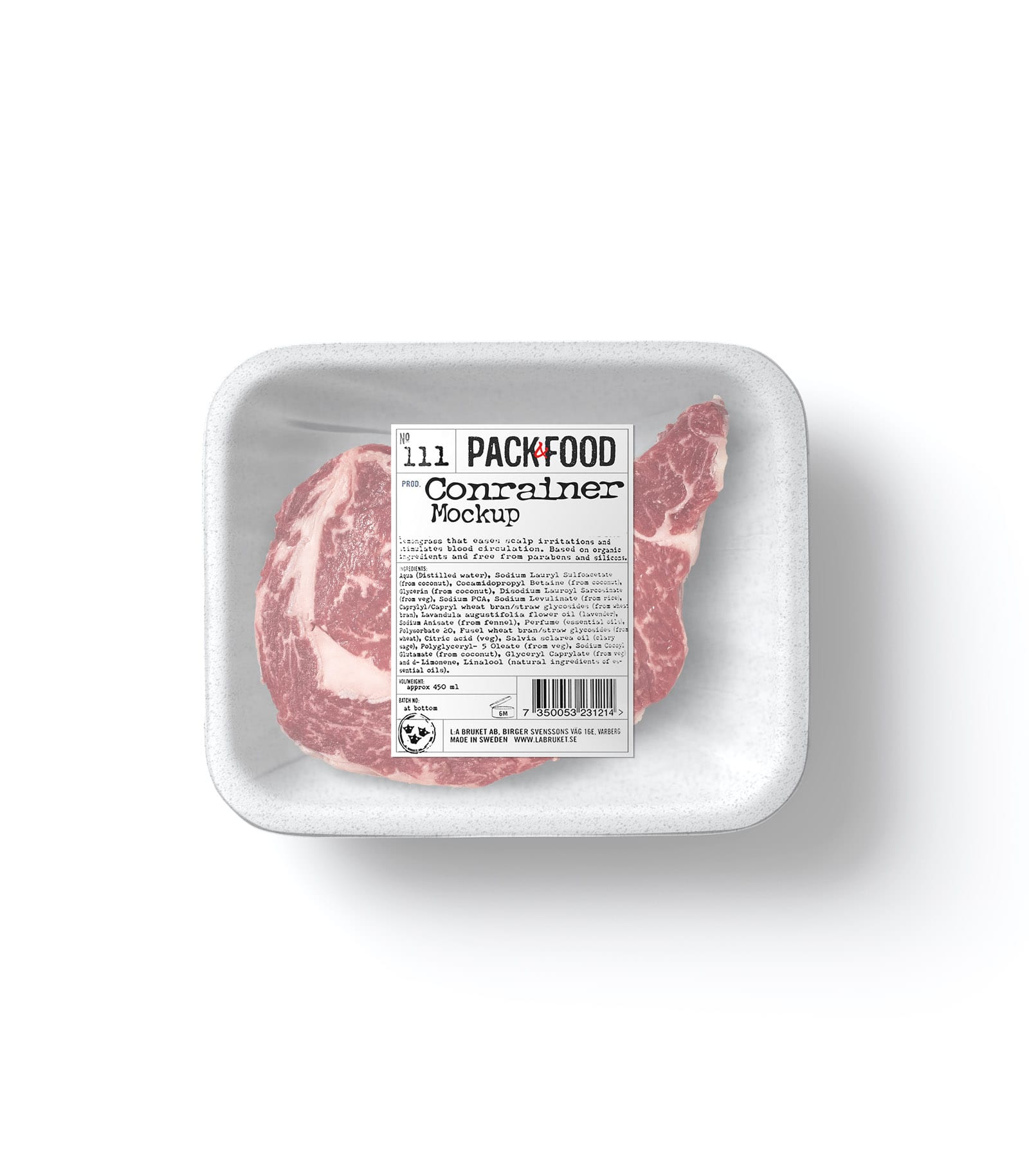 Download Meat In Packaging Mockup V1 Top View Buy For 2 Mockup Store Creatoom