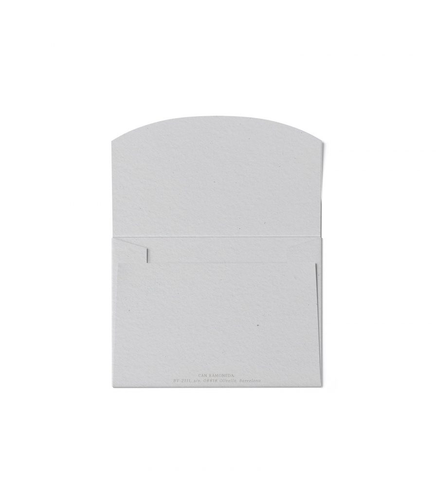 Download Closed Envelope With Tag On Rope Mockup Front View