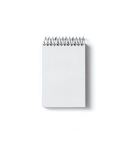 Open Notepad On Spring Mockup V3 Front View | Mockup store | Creatoom