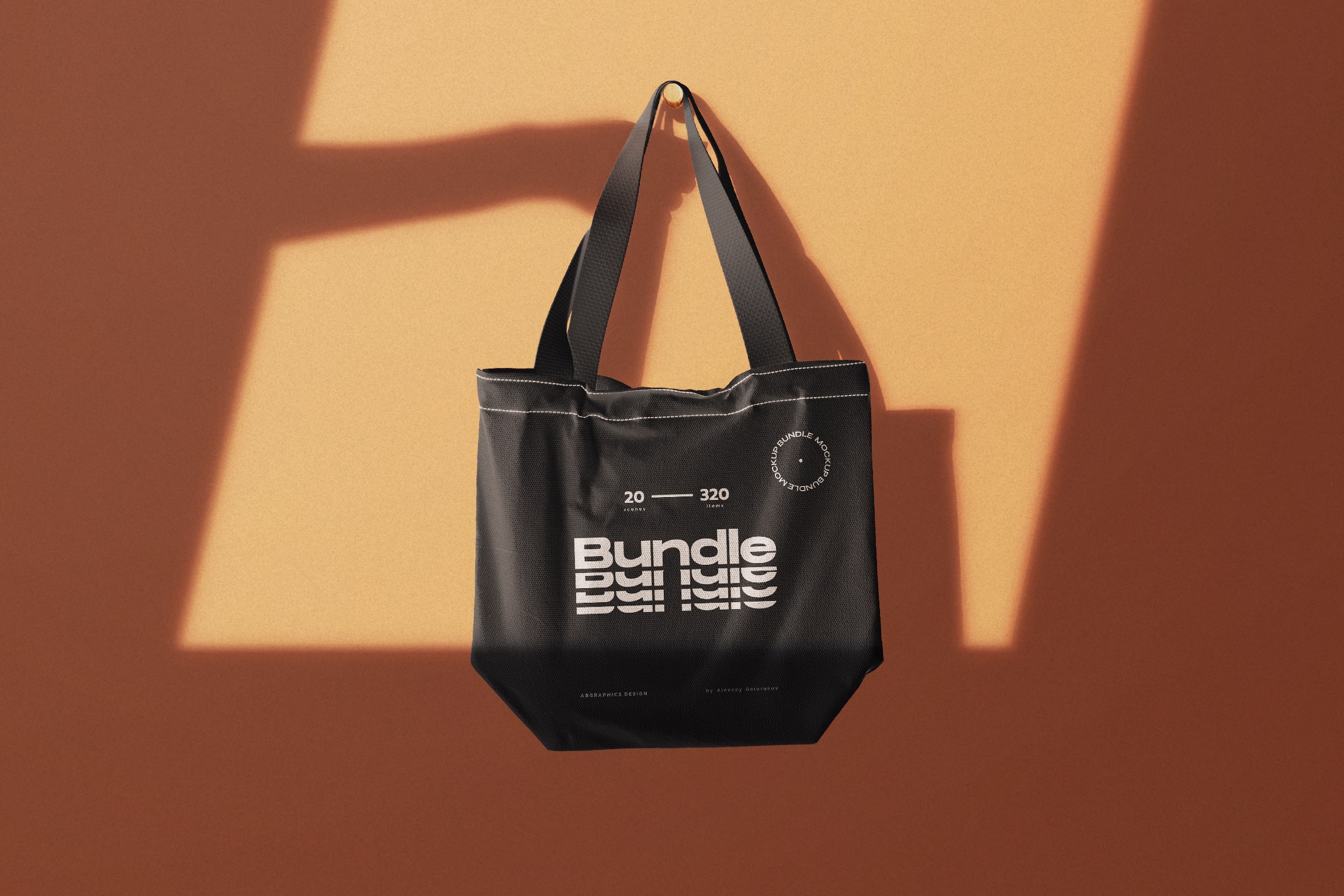 Download Textile Bag With Shadow Overlay Mockup Front View PSD ...