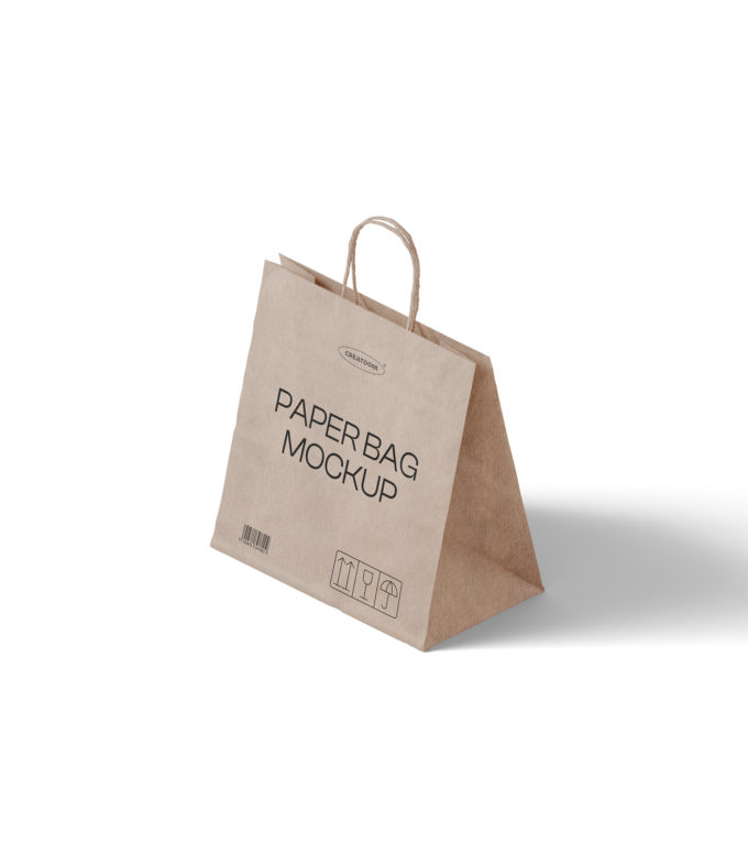 Free Mockup | Brown Paper Bag PSD Mockup - Mockup Love