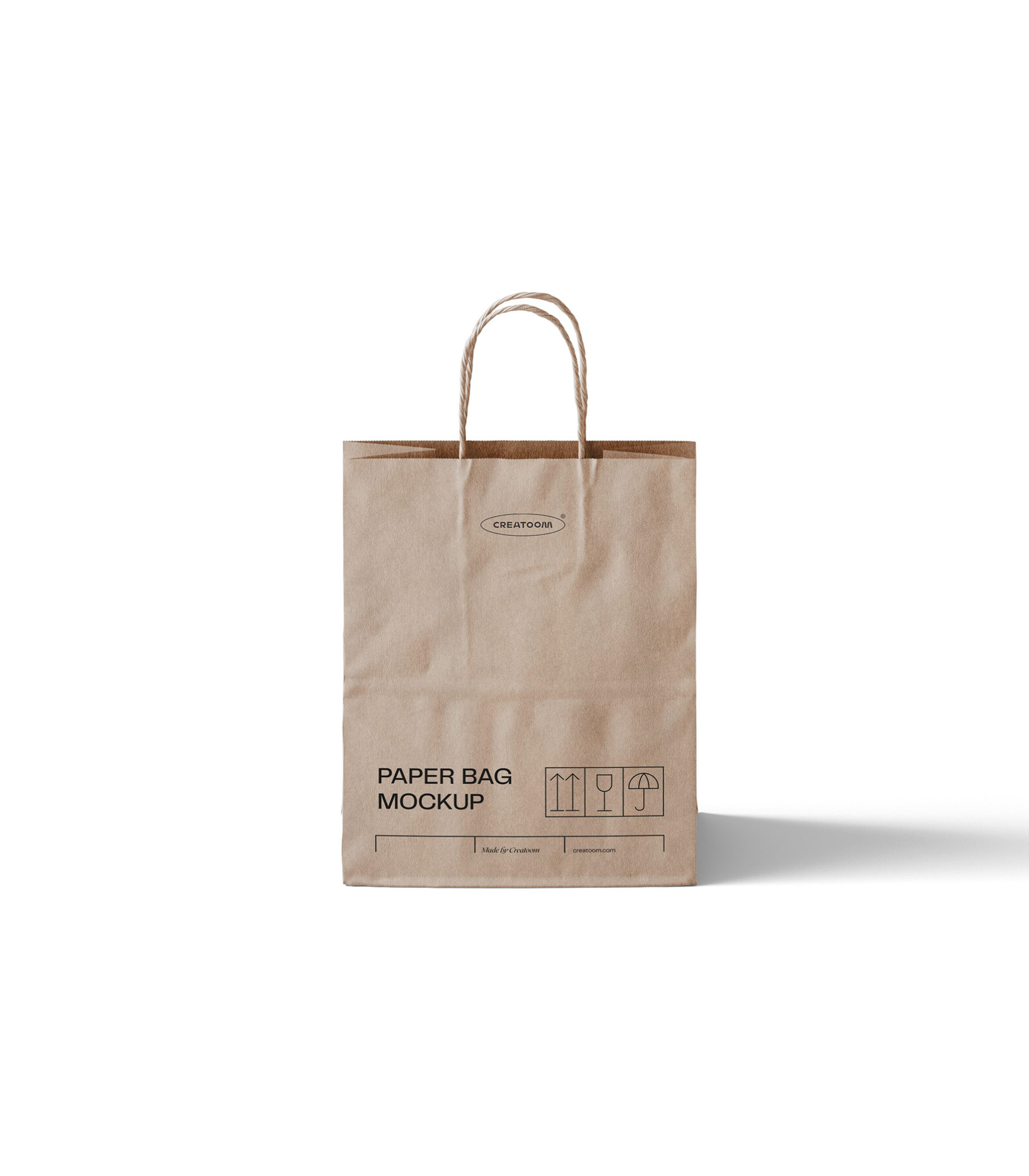 Paper Bag Mockup V20 Isometric Mockup Store Creatoom 8921