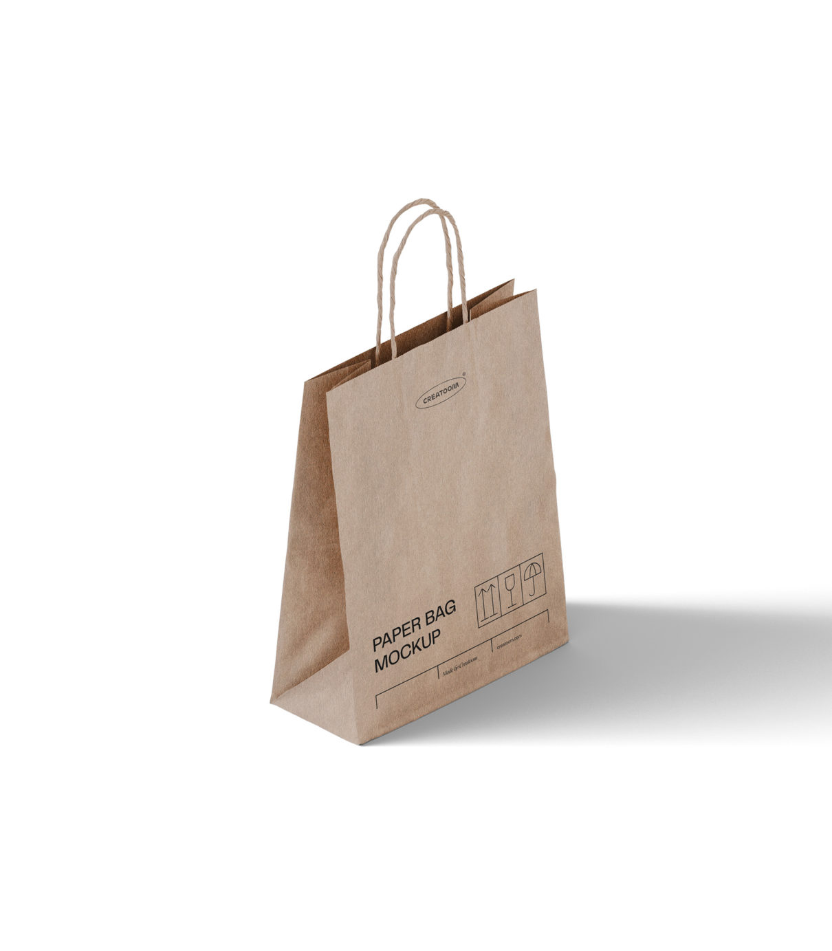 Bag Mockup V4 Front View | Mockup store | Creatoom