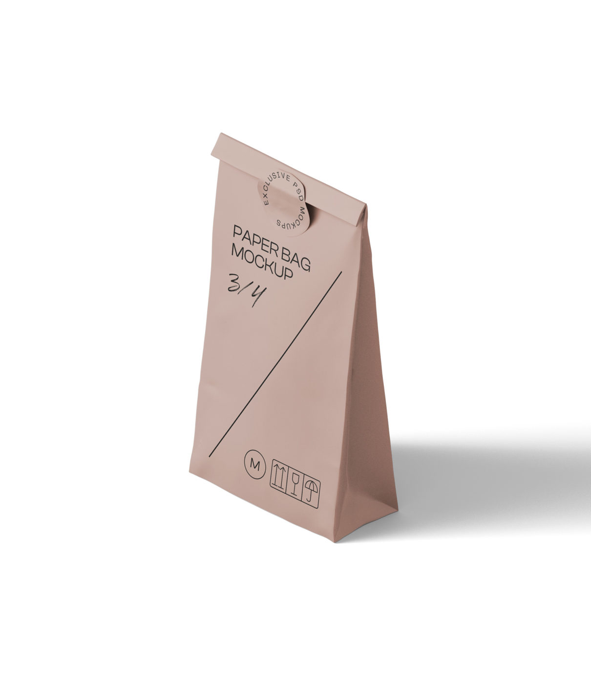 Paper Bag Mockup V32 Isometric | Mockup store | Creatoom