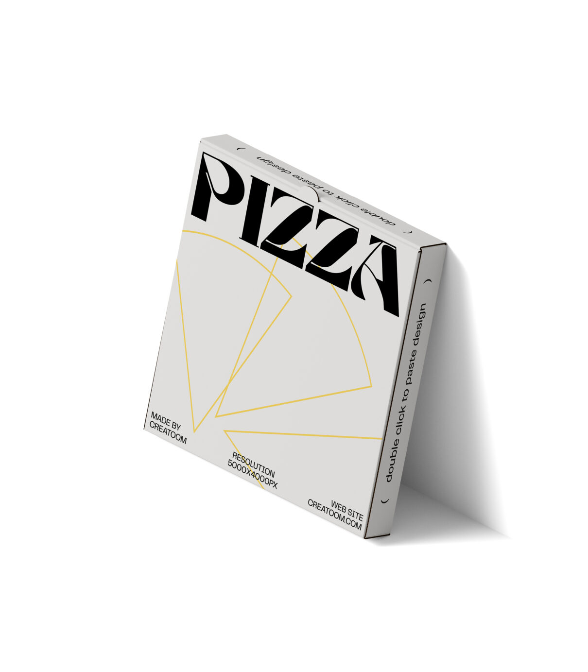 Pizza Box Mockup V3 Isometric | Mockup store | Creatoom