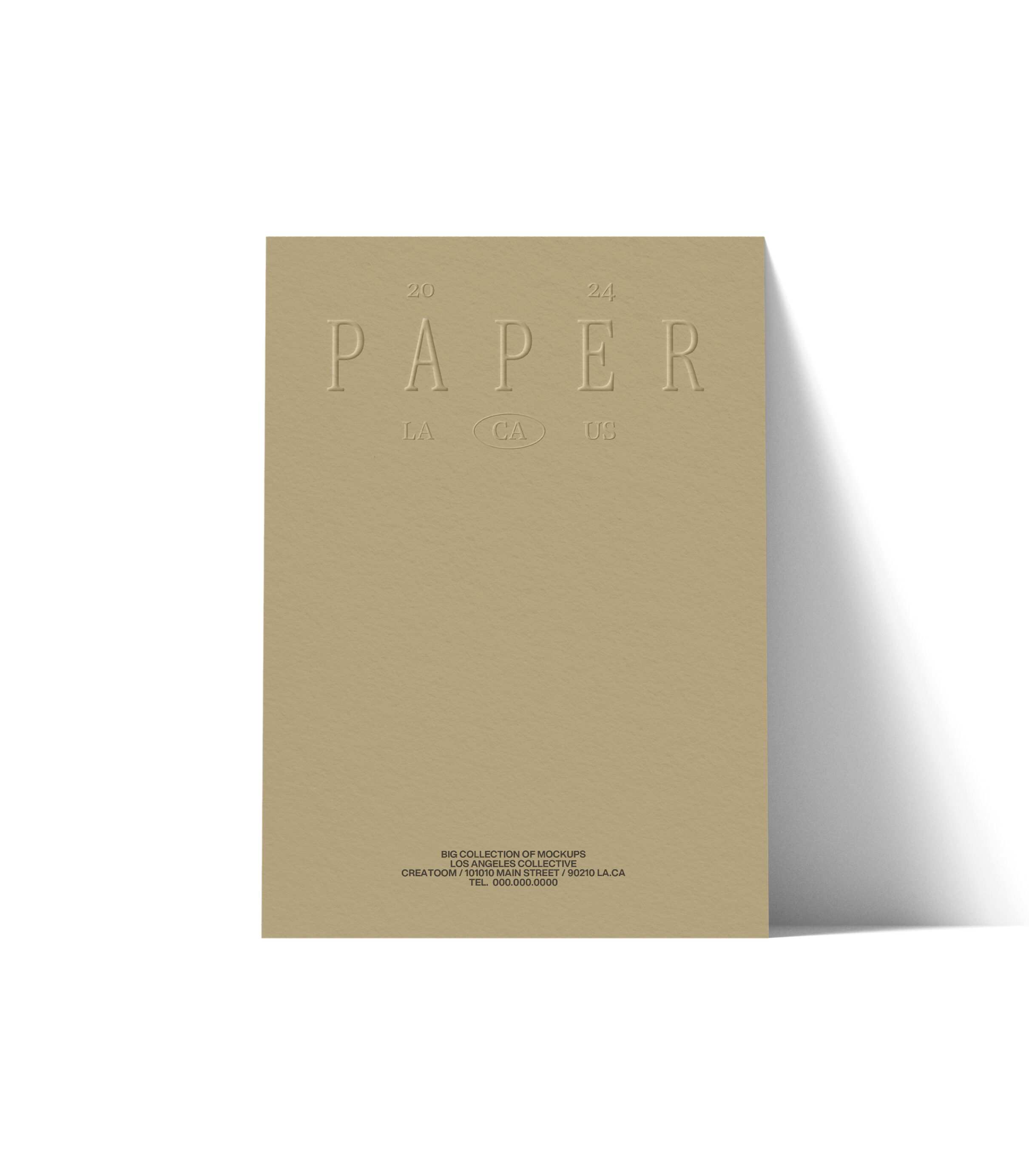 Universal Paper Mockup V42 Front View | Mockup store | Creatoom